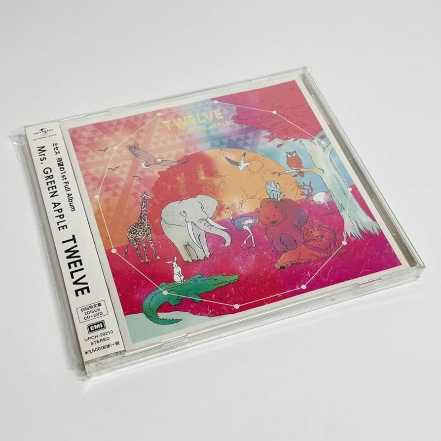 TWELVE/Mrs.GREEN APPLE 初回限定盤 DVD Amazon.co.jp: TWELVE(初回限定盤) - Mrs.GREEN APPLE (DVD付